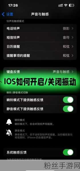 iPhone玩家必看，掌握自定义振动模式，让手游体验再升级