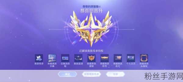 王者荣耀贵族等级晋升揭秘，V9到V10的荣耀之路