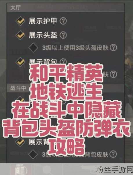 和平精英战术升级，吃鸡对局中隐藏头盔技巧揭秘