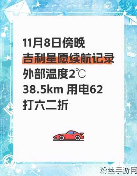 寒冬挑战，电动车续航大揭秘，手游玩家出行新困扰？