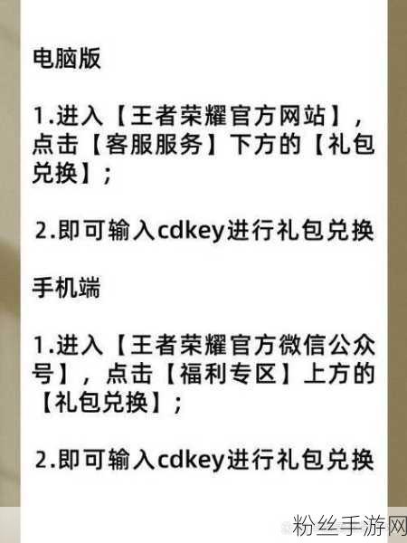 王者荣耀CDKEY礼包兑换全攻略，轻松解锁珍稀奖励