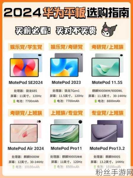 华为MatePad SE震撼登场，平板游戏新体验，参数配置大揭秘与MatePad系列对比